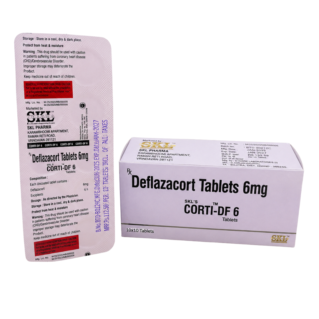 CORTI-DF 6 – Deflazacort Tablets 6mg